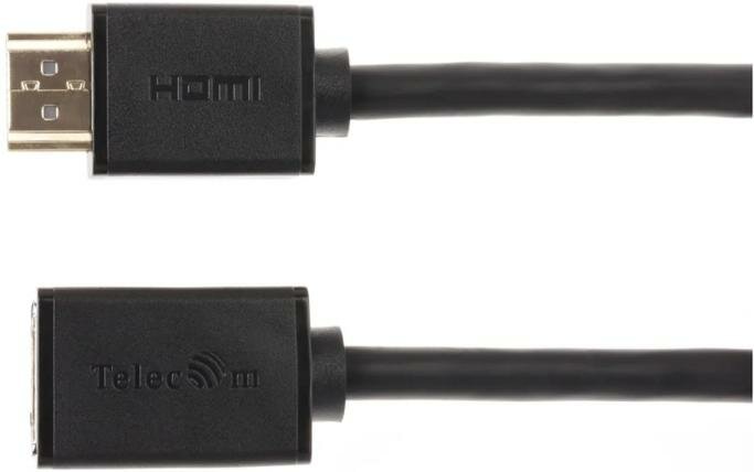 Кабель-удлинитель аудио-видео Telecom, HDMI (m) - HDMI (f) , ver 2.0, 5м, GOLD, черный [tcg235mf-5m] Noname - фото №18