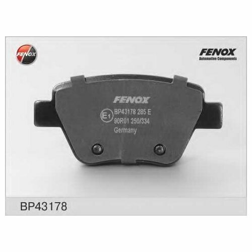 Комплект задних тормозных колодок Fenox bp43178