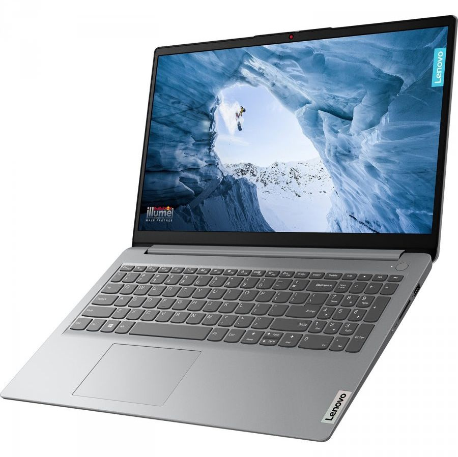 Ноутбук LENOVO IdeaPad 1 (82V700DURK) 15.6" IPS FHD/Cel N4020/4Gb/128GbSSD/VGA int/W11/grey