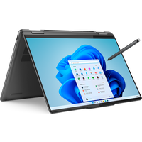 Ноутбук Lenovo Yoga 7 Gen 8 14" 2.8K Touch OLED/AMD Ryzen 7 7735U/16GB/1TB SSD/Radeon 680M/Win 11 Home/RUSKB/серый (82YM0046RK)