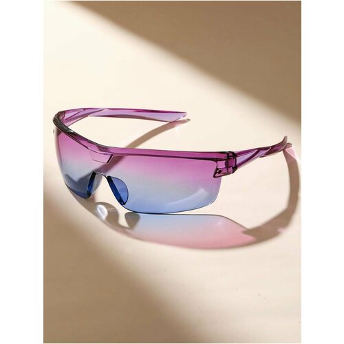 фото Солнцезащитные очки , голубой, фиолетовый prelesti