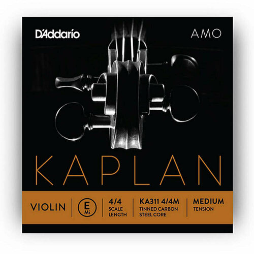 Струны для скрипки D'Addario Kaplan Amo KA310-4/4M (4 шт) струны для скрипки nurnberger kuenstler скрипичные струны 4 4