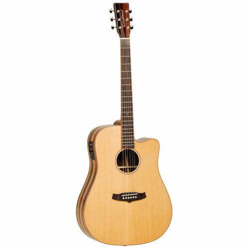 Tanglewood TWJD CE электроакустическая гитара Dreadnought с вырезом, цвет натуральный