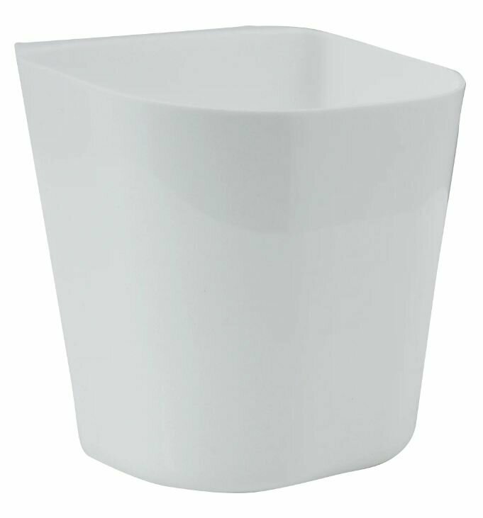 фото Контейнер навесной 13x12x13 см пластик цвет белый