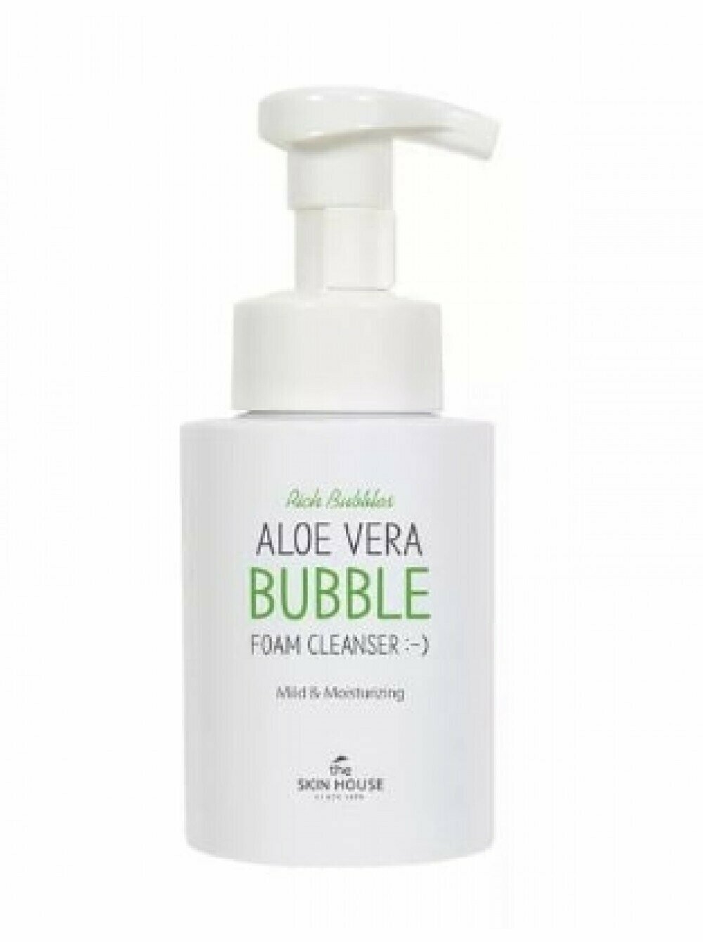 Пенка для умывания с экстрактом алоэ The Skin House Aloe Vera Bubble Foam Cleanser, 300мл - фото №8