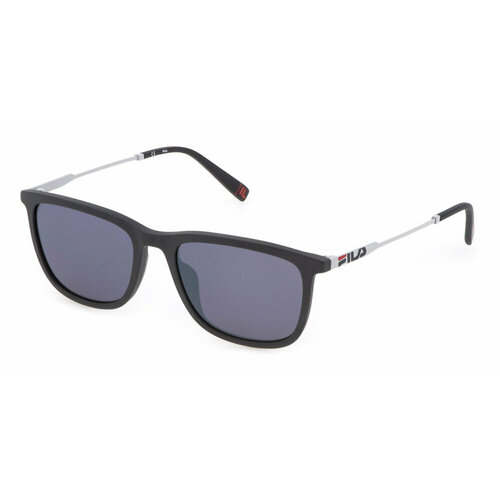 Солнцезащитные очки Fila SFI214 V65X, прямоугольные, для мужчин, черный