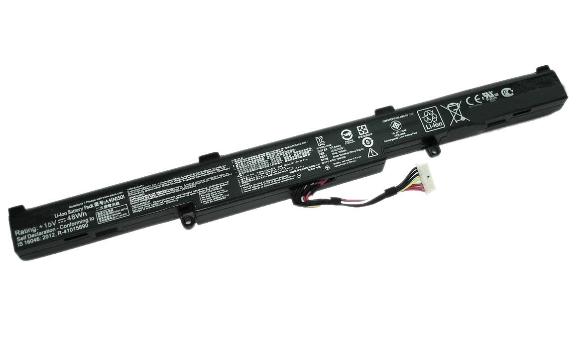 Аккумулятор для ноутбука Asus GL752VW. 15V 3200mAh. PN: A41N1501