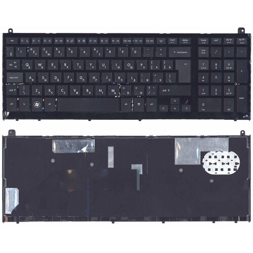 Клавиатура для ноутбука HP Probook 4520S 4525s черная c рамкой клавиатура keyboard для ноутбука hp probook черная с рамкой 721953 001