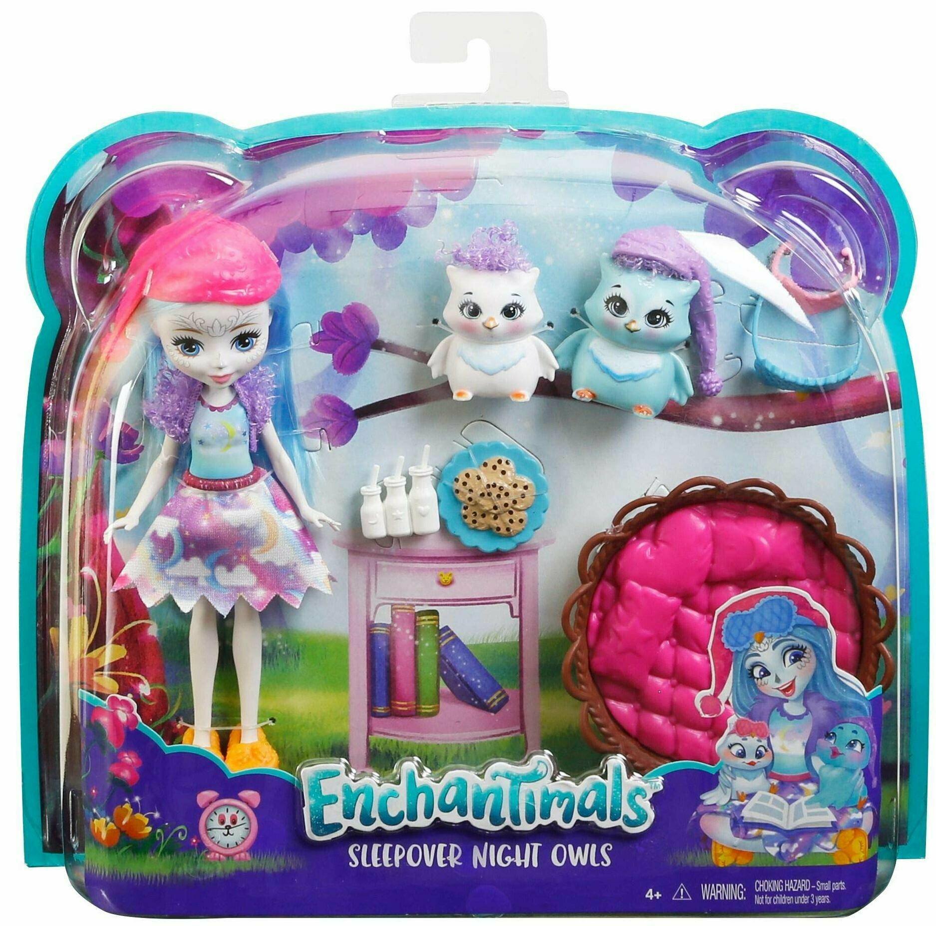 Enchantimals сова Охана. Игровой набор сказки на ночь