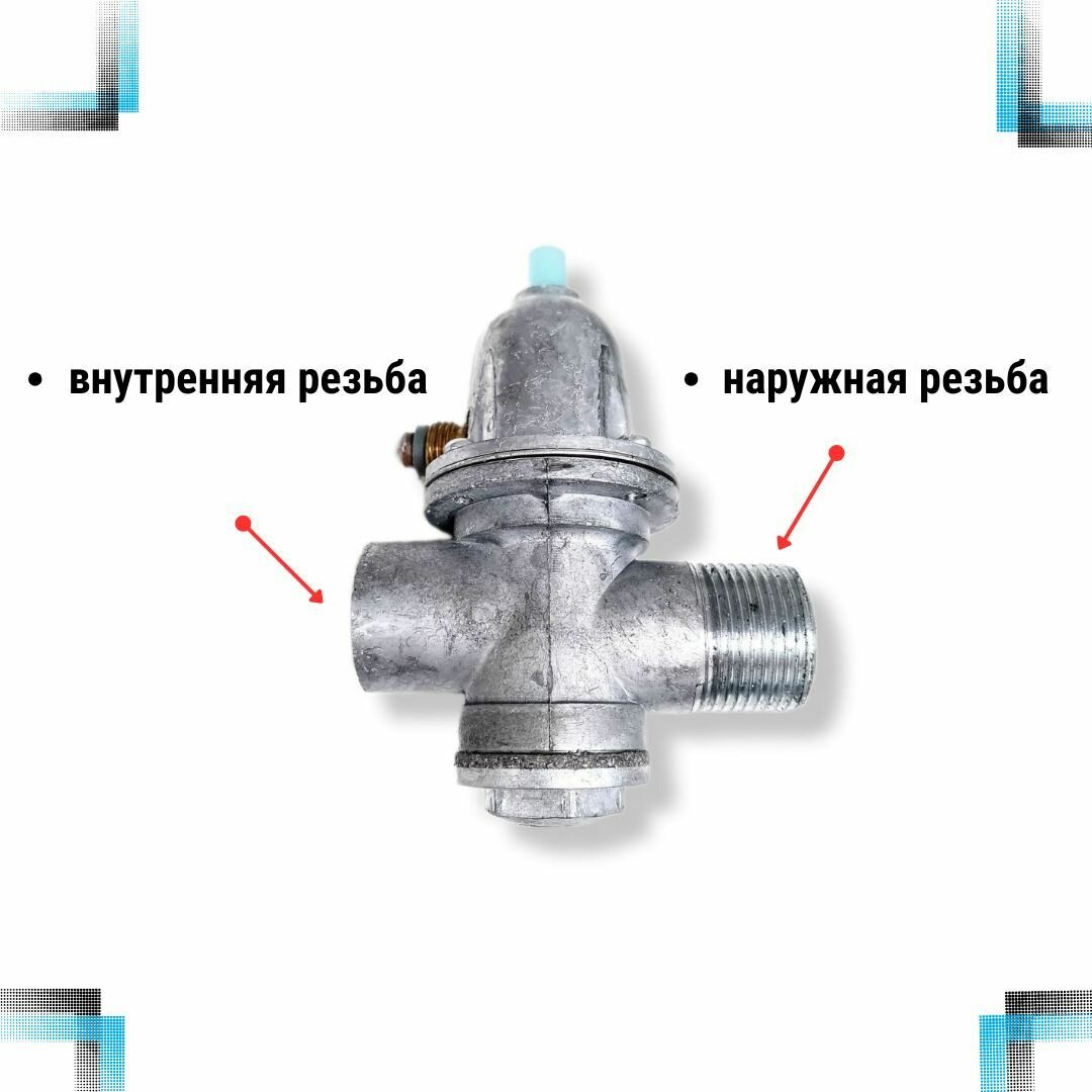 ЭМК/Электромагнитный клапан на АОГВ ростовгазоаппарат 23, 29, 35 - внутренняя/наружная резьба — фото 2
