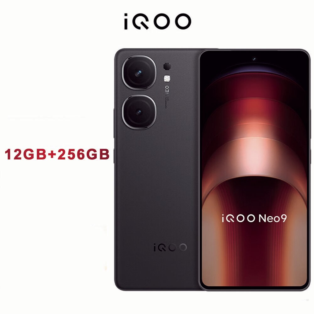 Смартфон Vivo iQOO Neo9, 12/256, черный, Android 14, 6,7", 2800x1260, AMOLED, 3,2 Ghz, 5