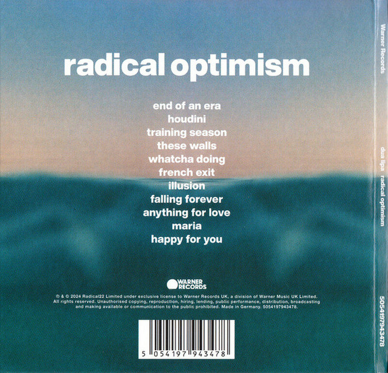 Audio CD Dua Lipa. Radical Optimism (CD)