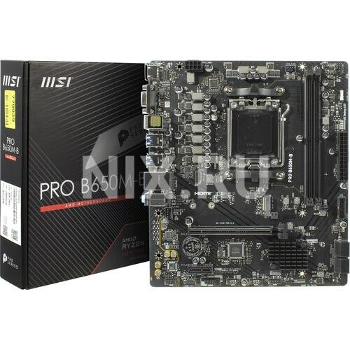 Материнская плата Msi PRO B650M-B (AM5, mATX)