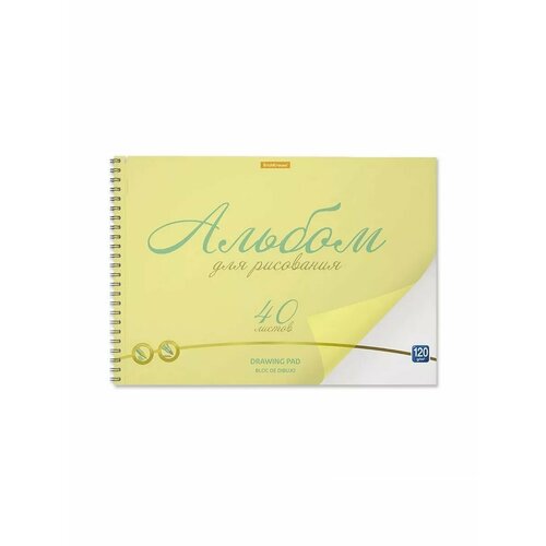 Альбом для рисования А4 40л на спирали ErichKrause Neon с 645₽