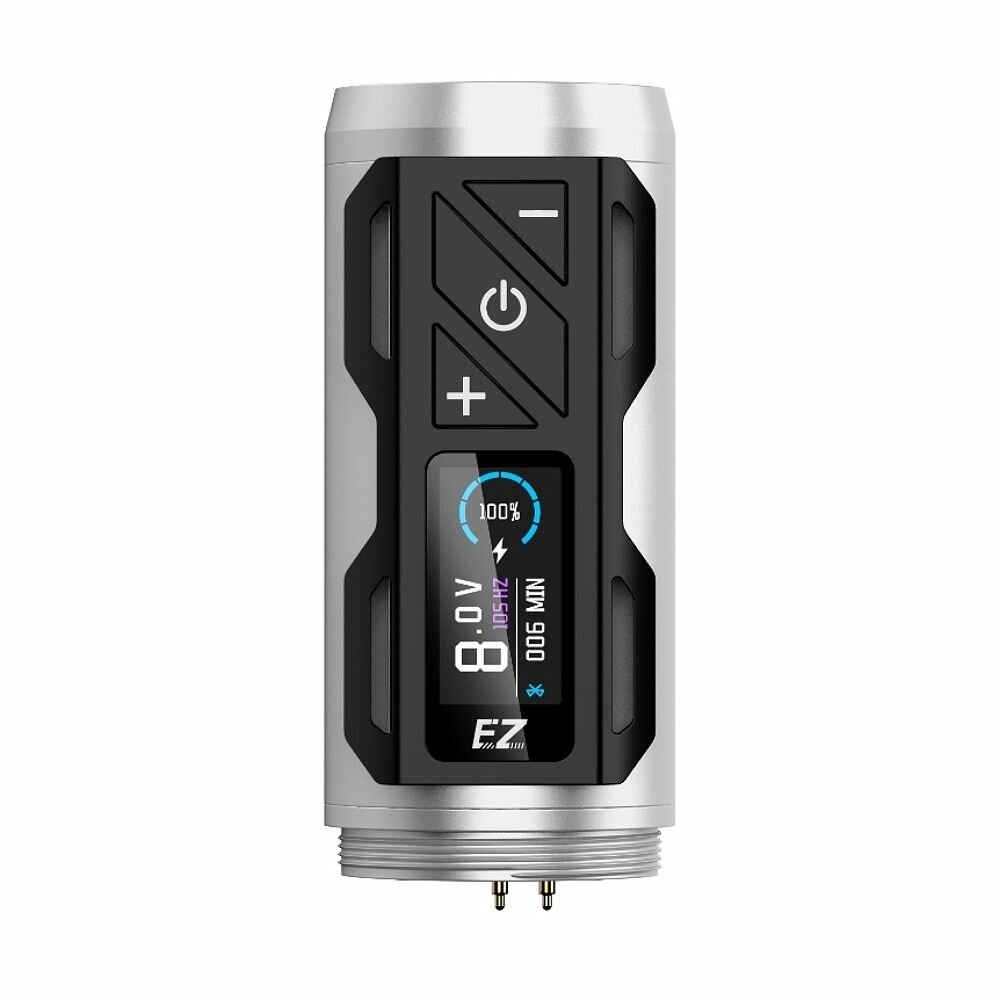 Блок питания для тату машинки EZ P2S PRO Power pack silver — фото 1