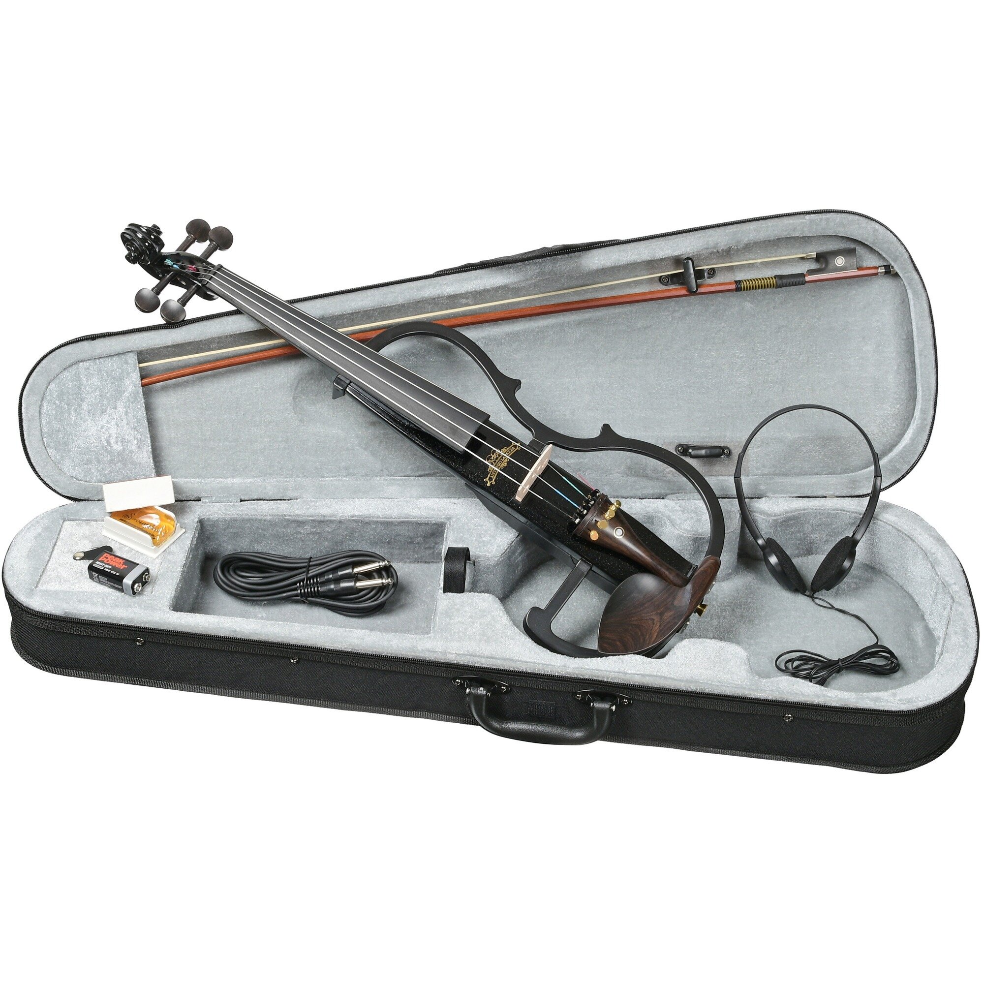 Электроскрипка ANTONIO LAVAZZA EVL-05 BK 4/4 — фото 1