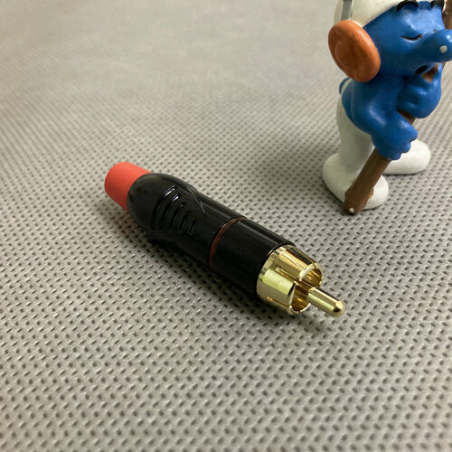Разъем RCA (Папа) MRC RCCA-P RED