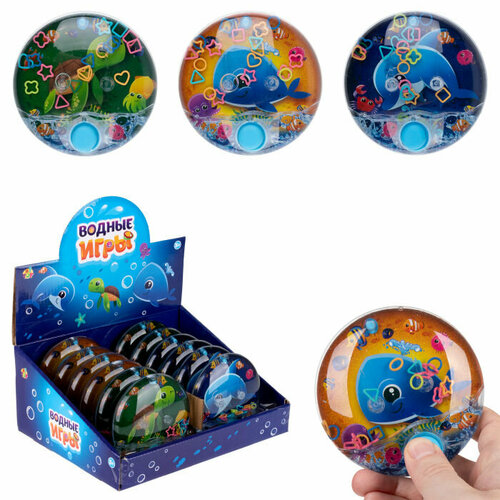 Игра с водой 1TOY насади колечки морские обитатели в ассорт 200₽