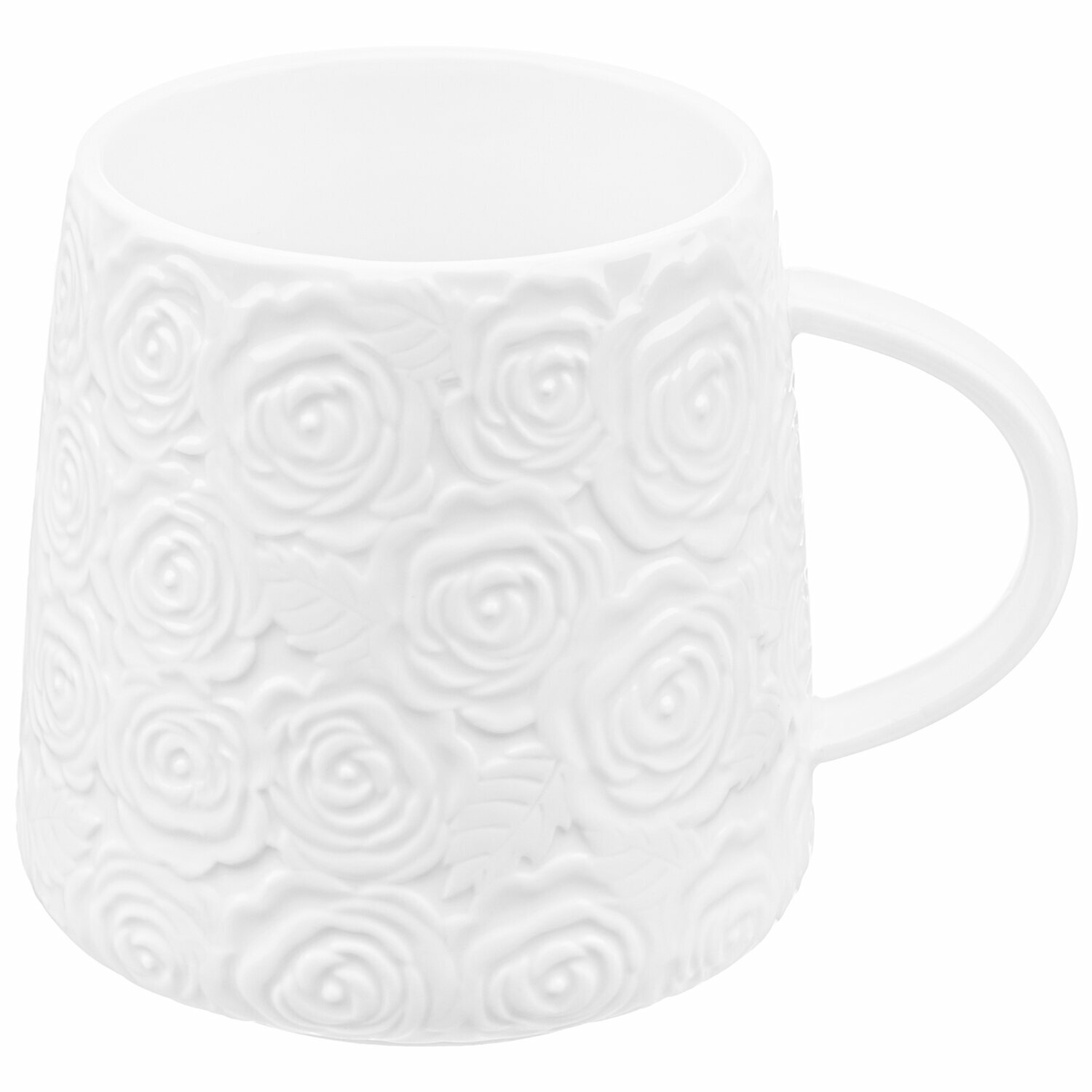 фото Кружка / чашка для кофе, чая 420 мл 12*9*9,5 см Elan Gallery "Розы"