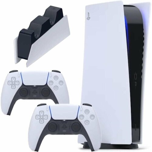 Sony PlayStation 5 Slim Digital Edition 2-й геймпад зарядная станция Sony 61197₽
