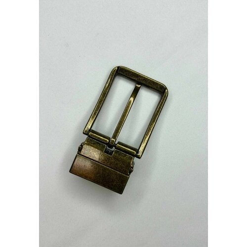 Пряжка на ремень 11458 металлическая для пояса 35мм цв бронза 419₽