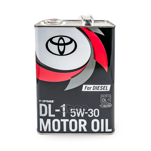 Масло Моторное Toyota 5W-30 Dl-1 4Л Для Дизельных Двс С Сажевым Фильтром TOYOTA арт 08883-03105 7000₽
