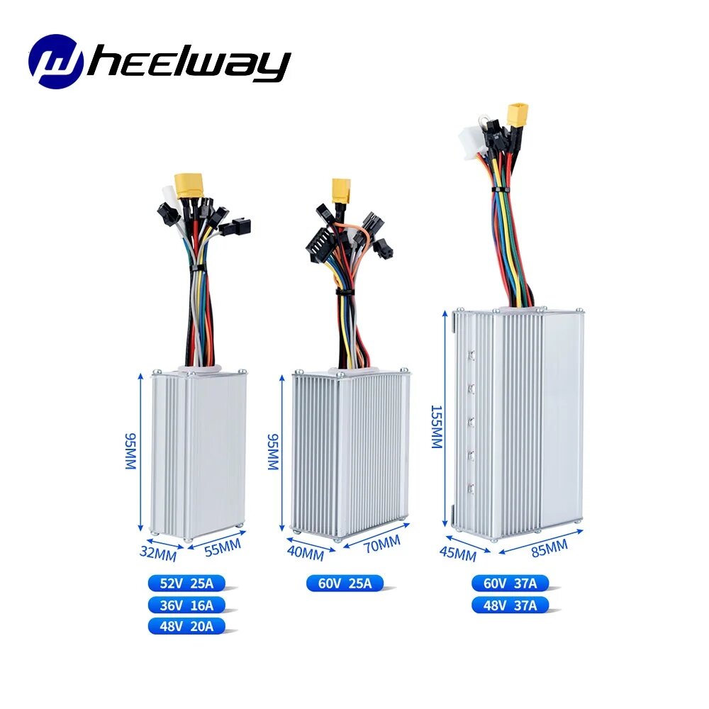Контроллер электродвигателя ANNOYBIKE BLDC 48В, 60V25A without hall