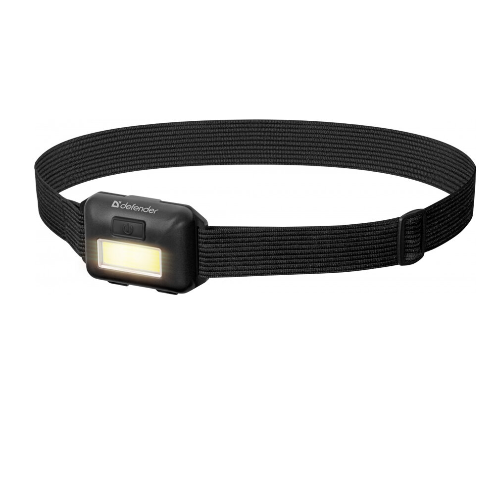 Фонарь Defender налобный FL-01 COB 3 режима черный (92001)
