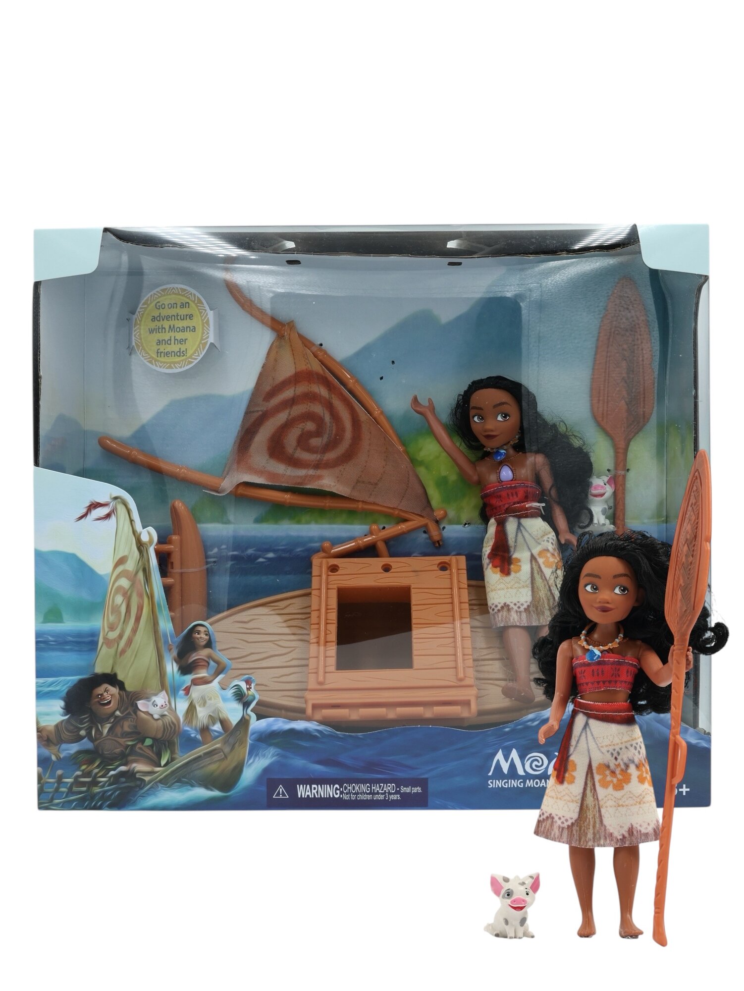 Кукла Моана и лодка (Moana) со звуком — фото 1