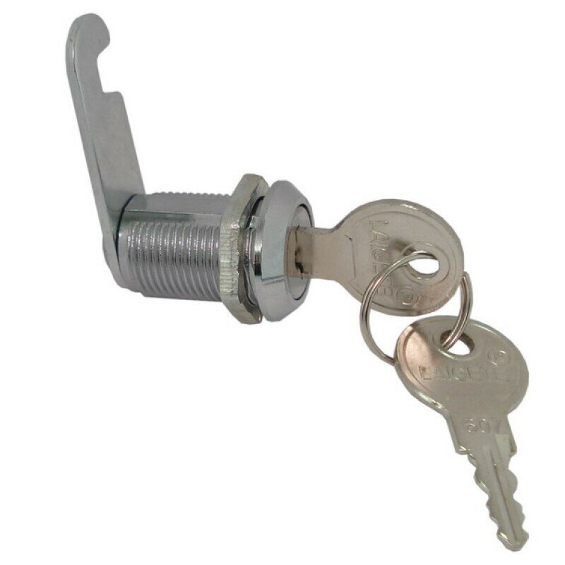 Замок почтовый ТИС врезной 27х16х25 мм задвижка 34 мм (21528)