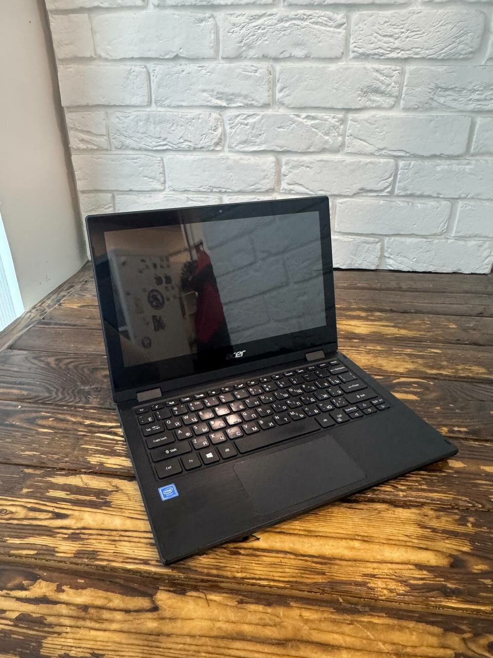 Ноутбук Acer Spin 1 SP111-33-C4PH Intel Celeron N4000 1.10Ghz, RAM 4gb, SSD 64gb, Intel HD Graphics(HD/IPS/Touch), черный, win10