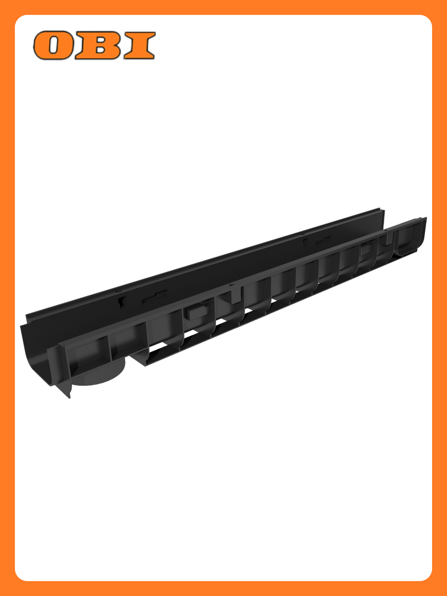 Лоток Gidrolica Standart для дождеприемников черный 100x146x100 см