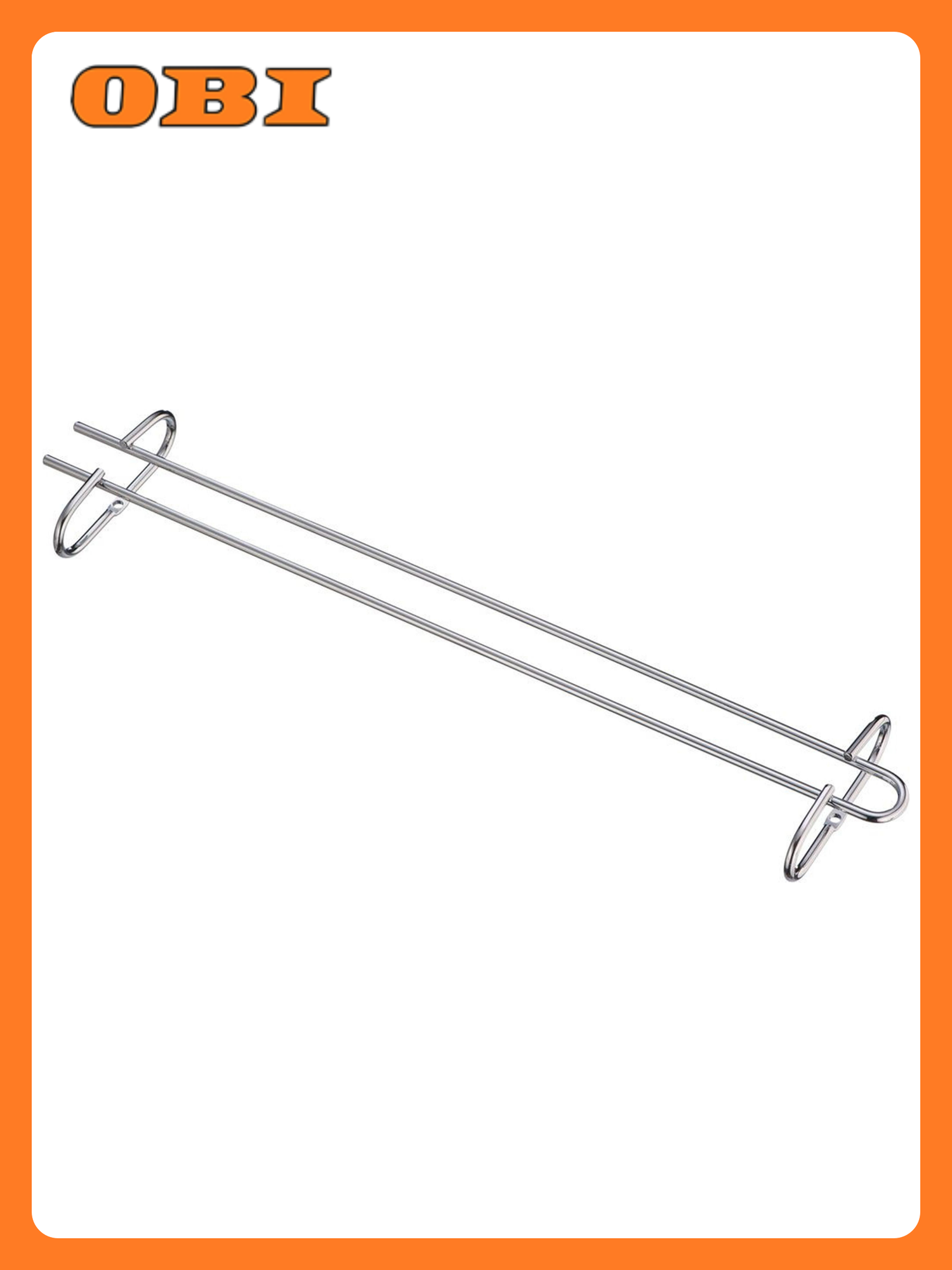 Держатель для бокалов Lemax сталь серебристый 32x420x93 мм