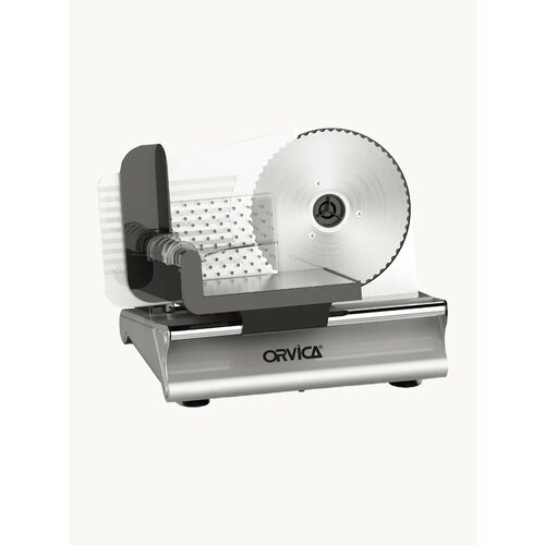 Слайсер электрический для нарезки ORM3569 ломтерезка для дома серебристый 16830₽