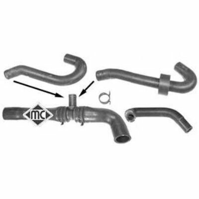 Шланг радиатора METALCAUCHO 9314 Vw Passat, Audi A4