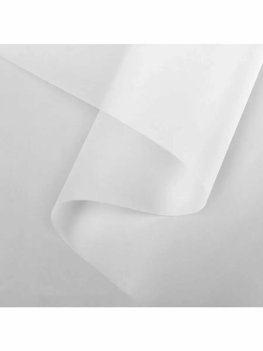 Упаковочная бумага матовая, прозрачная, 200 г, 0.6×10.3 м