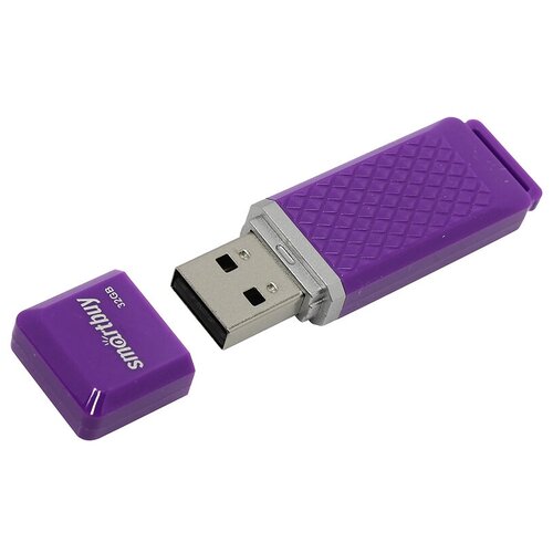 Память Smart Buy "Quartz" 16GB, USB 2.0 Flash Drive, фиолетовый