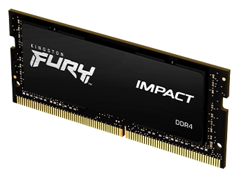 Kingston Оперативная память FURY Impact 16GB SODIMM DDR4 (1x16GB) 2666MHz (KF426S16IB/16)
