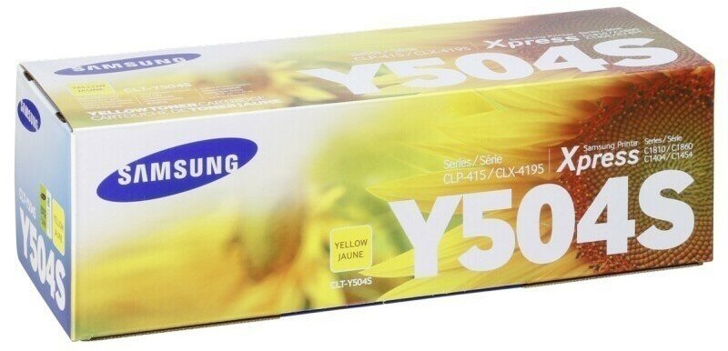 Лазерный картридж Samsung CLT-Y504S Yellow