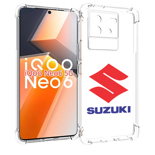 Чехол MyPads suzuki-сузуки-3 мужской для Vivo iQoo Neo 6 5G задняя-панель-накладка-бампер