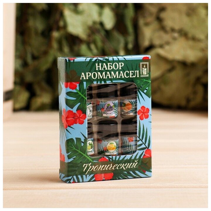 Эфирное масло ТероПром 7322008 набор "Тропический", 6 штук по 3 мл, "Богатство Аромата", 7322008 — фото 1