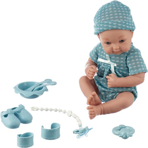 фото Пупс junfa pure baby 35см в комбинезоне и шапочке junfa toys