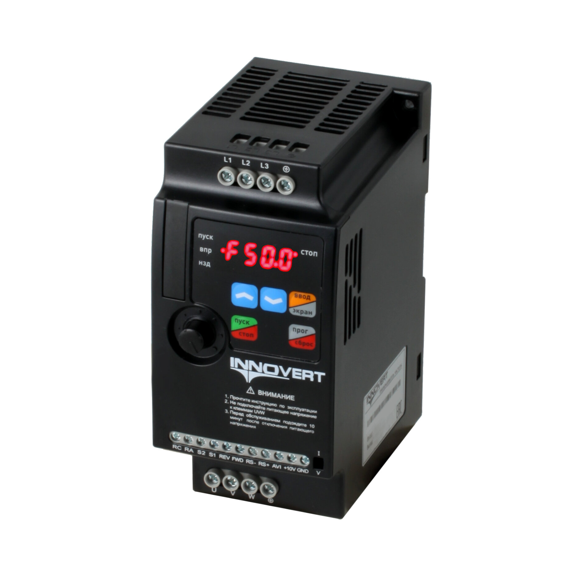 Частотный преобразователь INNOVERT ISD 1,5 кВт, 4,0 А, 3 фазы 380В Преобразователь частоты