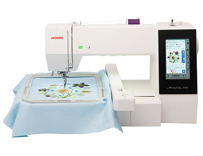 Вышивальная машина Janome Memory Craft 500E (МС 500) белый