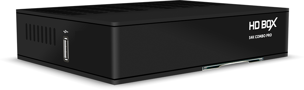 Спутниковый UHDTV ресивер HD BOX S4K Combo Pro