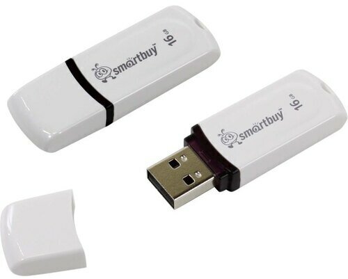 USB накопитель 16 GB Smart Buy Paean White