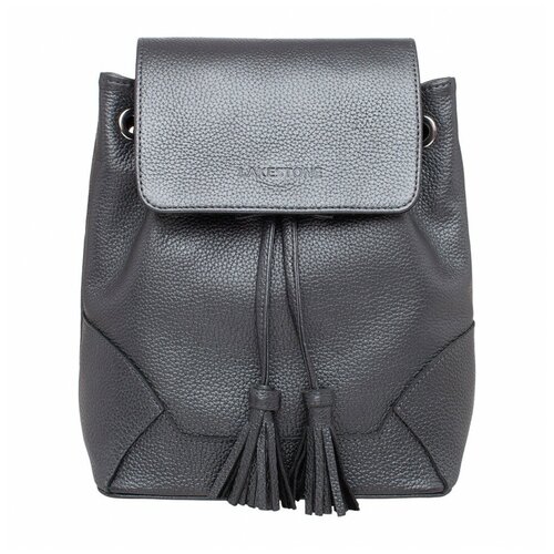 фото Женский кожаный рюкзак lakestone clare silver grey 9123417/sg