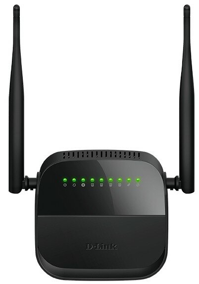 Wi-Fi роутер D-Link DSL-2750U/R1A, черный