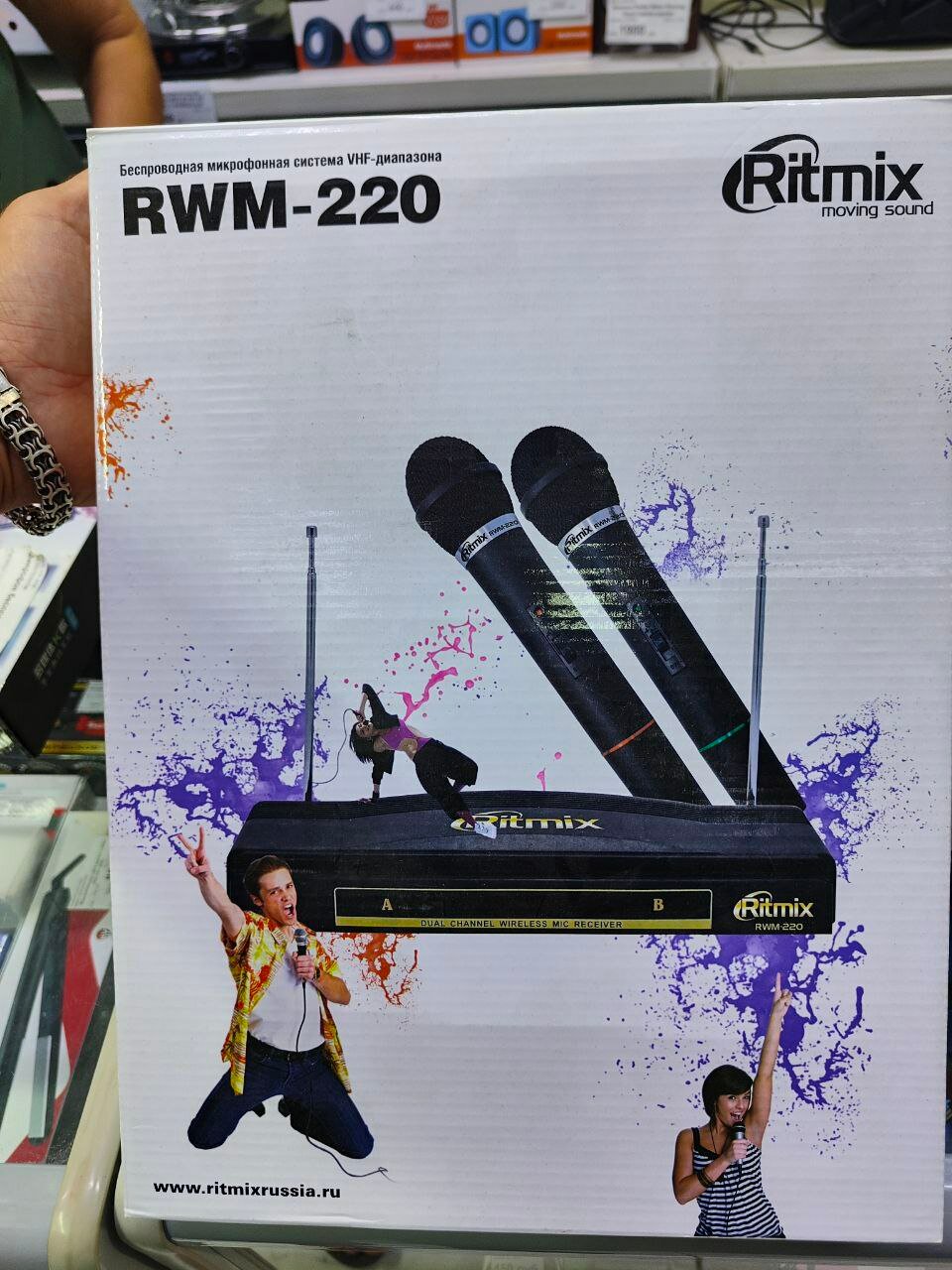 Ritmix RWM-220 микрофон