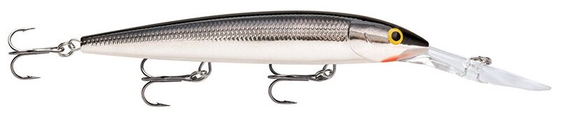 Воблер Rapala Downdeep Husky Jerk DHJ10-S (100 мм, 11 гр, суспендер, 2,1-4,8 м) цв. S